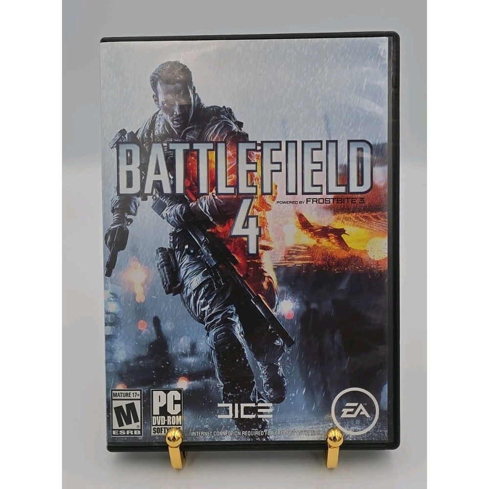 Battlefield 4 PC DVD-ROM Electronic Arts Expansion Pack M Mature Shooter 3 Disks